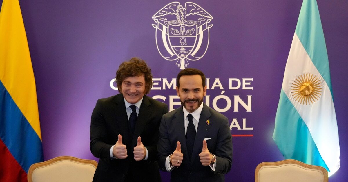 Javier Milei y Abelardo de la Espriella en Cali