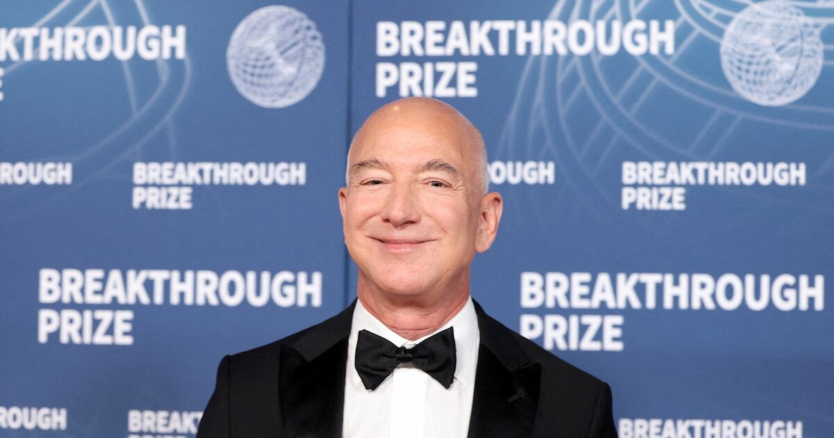 Jeff Bezos en un evento