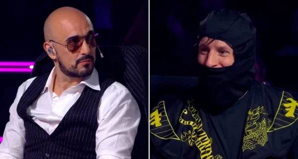 Joaquín Levinton disfrazado de ninja en Es mi sueño