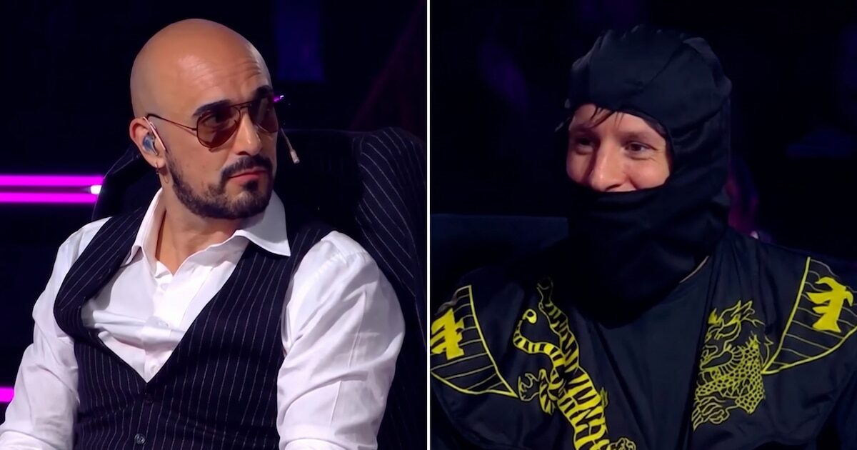 Joaquín Levinton disfrazado de ninja en Es mi sueño