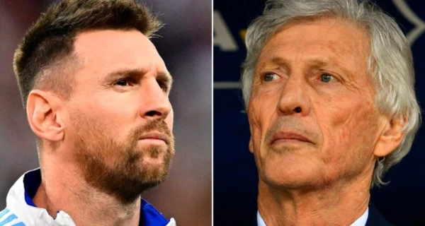 Jorge Messi y Lionel Messi