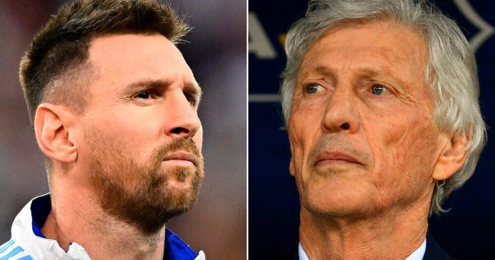 Jorge Messi y Lionel Messi