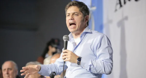 Axel Kicillof en un evento político
