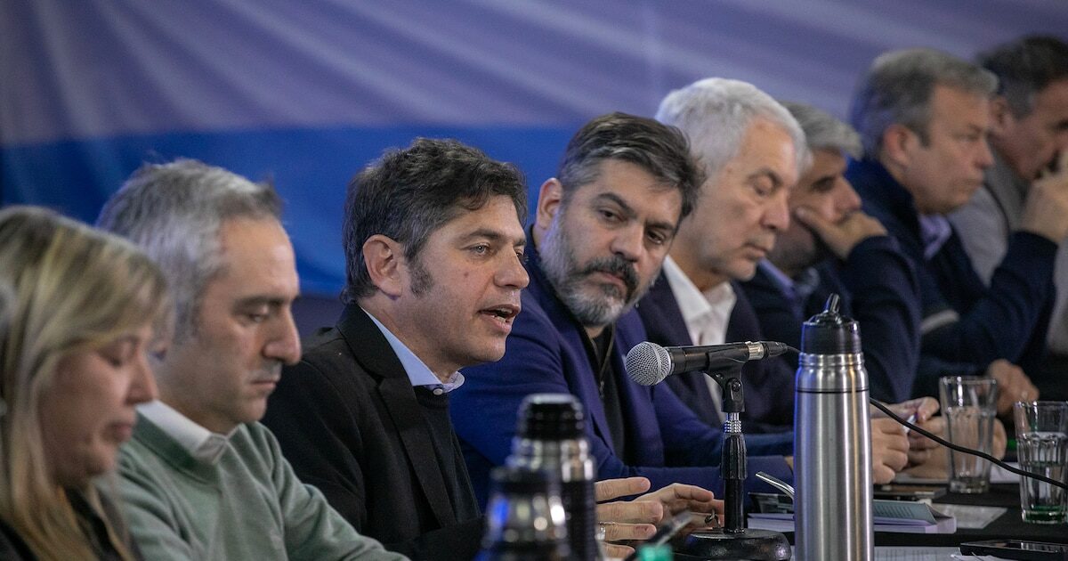 Axel Kicillof en un acto político