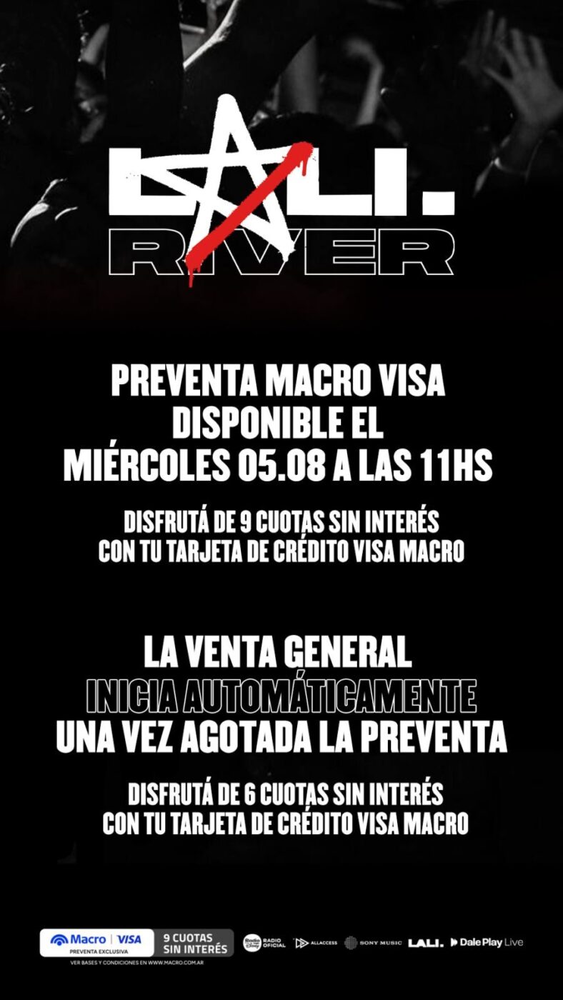 Lali Espósito anuncia una tercera fecha en River para cerrar su exitoso tour