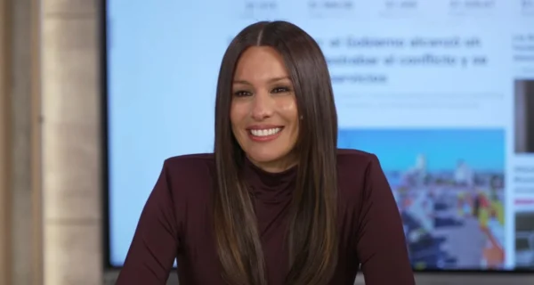 Pampita en su ciclo de entrevistas