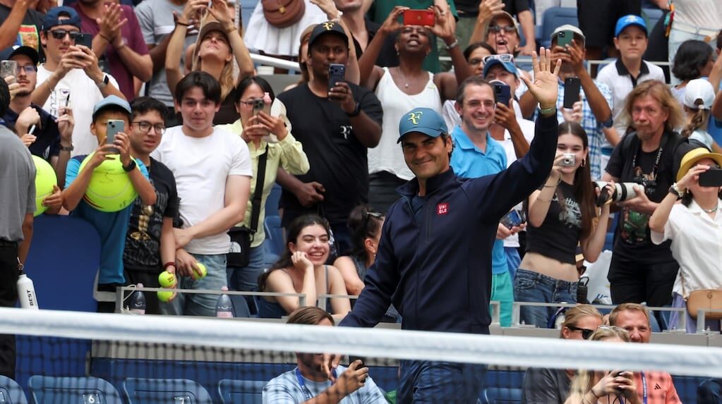 Roger Federer en el US Open