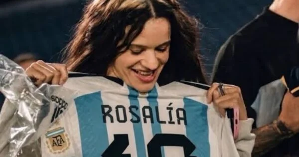 Rosalía en su show en Buenos Aires