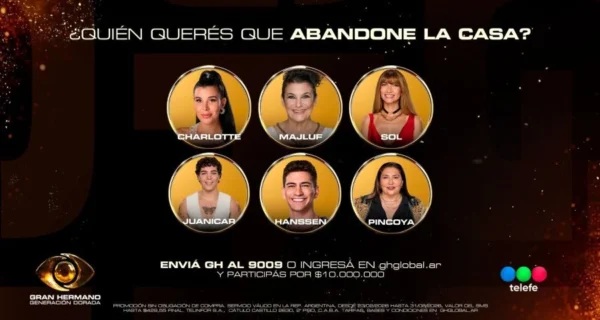 Nominados Gran Hermano Generación Dorada