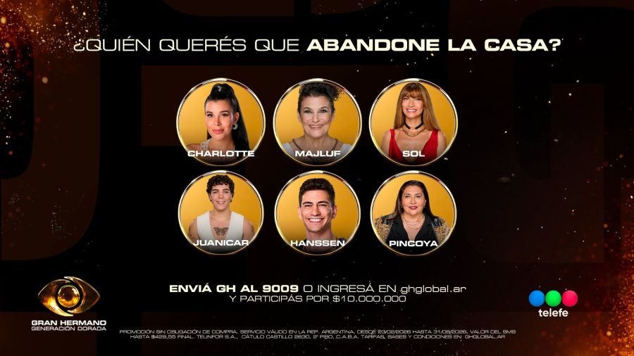 Nominados Gran Hermano Generación Dorada