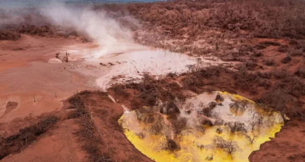 Contaminación en Lomas de Olmedo, Salta