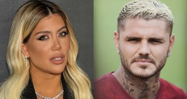 Wanda Nara con los pasaportes de sus hijas