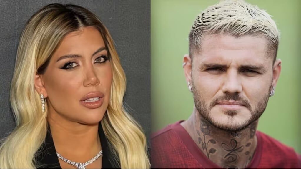 Wanda Nara con los pasaportes de sus hijas